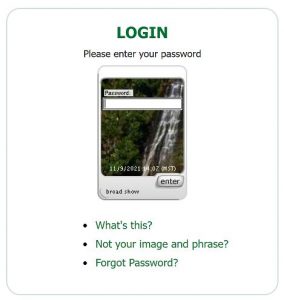 Login: Enter your password image