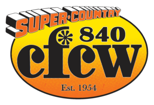 Super Country 840 CFCW 70th anniversary logo