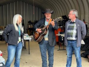 Jaydee Bixby performs during the second week of AFSC Farmer Feed celebrations.